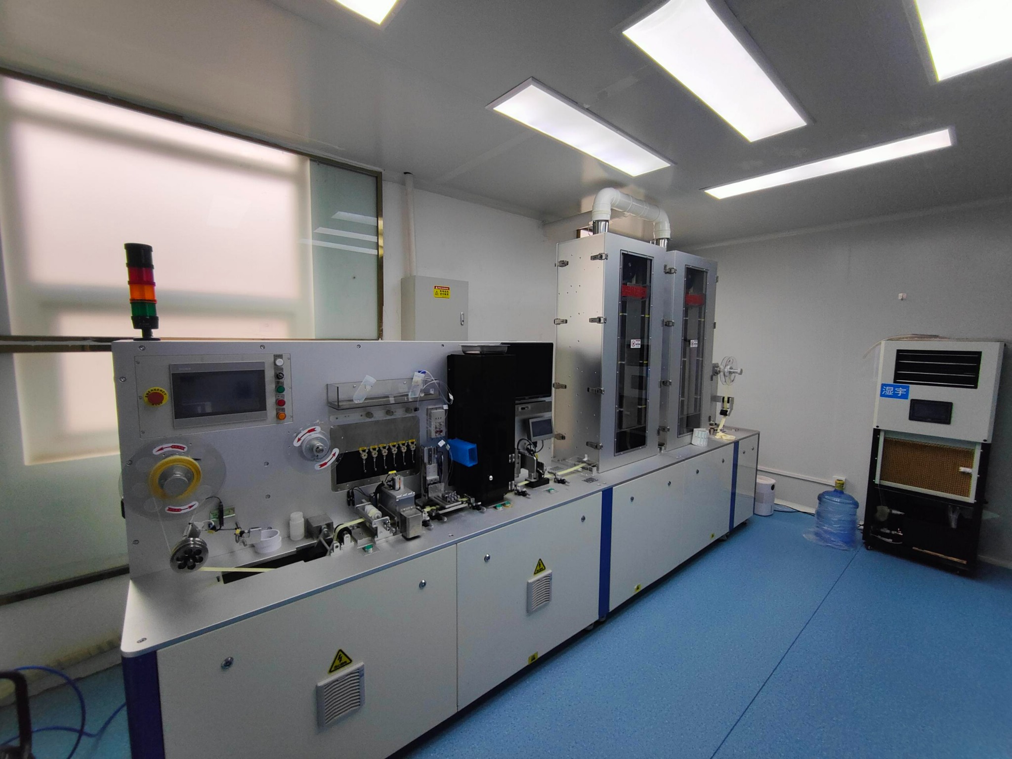 Automated membrane striping equipment for rapid test production